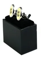 5st smycken presentförpackningar Luxury Leatherette Gemelos manschettkista Cuff Links Packaging Storage Display Box843CM8368431