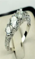 Romantic Lovely Natural Birthstone in Bridal Princess Wedding Engagement Ring Siz6105497196