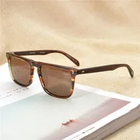 Óculos de sol Bernardo Men polarizou 2022 designer de marca acionando óculos de sol macho de alta qualidade estilo retângulo OV5189S RLU