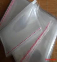 100pcs 2434cm良質Opp jewelry Bag Book Book Bag Packaging self接着剤シールクリアビニール袋透明3677373