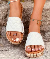 Summer Women Slippers Flat Espadrille Sandals Open Toe Beach Slides Casual Platform Ladies Shoes Outdoor Female Flip Flops1367334