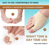 236 Hallux Valgus Corrector Toe Separator Thumb Adjuster Bone Orthopedic Pedicure Socks Bunion Pain Relief Pad Foot Care Tool Adul7978203