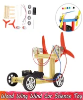 Wood Wing Wind Car Experiment Science Toys DIY Assembling Educational Toys for Children Improve Brain Ability Gifts272p9860808
