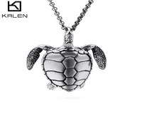 New casting Stainless Steel Baby Turtle Pendant Necklace Cool Gifts For Men Boys Baby Lovely Gift1795256
