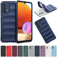 Magic Shield Down Jacket Shockproof TPU Cases Airbag Anti-Slip Camera Lens Protection For Samsung S22 Plus S23 Ultra S21 FE A12 A22 A32 A52 A13 A23 A33 A53 A73 A04 A14
