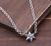 2020 S925 sterling silver necklace personality fashion punk hip hop style anchor star styling jewelry to send lover 2019 new 2898965
