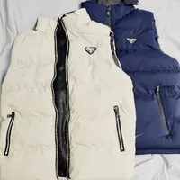 PRA Herr designer Vest Big Triangle Design Valt lyxigt och bekvämt tyg mjukt hälsosamt och slitsträckt mens vinter varma kappa