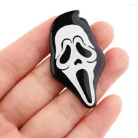 Brooches Halloween Horror Face Enamel Pin Bag Lapel Pins Cartoon Cool Badges On Backpack Decorative Jewelry Gift Accessories