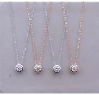Chains Natural Diamond Necklace Clarity Cut Fire Color Fashion Trend Female Couple Gift Jewelry8640055
