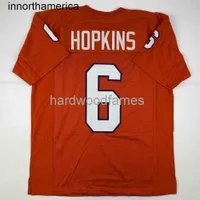 CUSTOM New DEANDRE HOPKINS Clemson Orange College Stitched Football Jersey ADD ANY NAME NUMBER