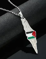 Pendant Necklaces Arabic Hebrew Israel Palestine Map Women Gifts Israeli JewelryPendant7132658