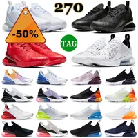 LOW shoes 270 Running Shoes Men Women 270s Chaussure Triple Black White Red Barely Rose Photo Blue Medium Olive Midnight Navy Mens Trainer Outdoor