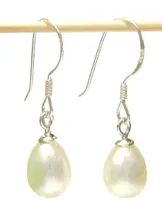 10Pairslot White Pearl Earrings Silver Hook Dangle Chandelier For Woman Fashion Gift Craft Jewelry C017789934