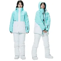 Skiing Suits 30 Colors Matching Man Woman Snow Wear 10k Waterproof Ski Suit Set Snowboard Clothing Outdoor Costumes Winter Jackets Pants 221203