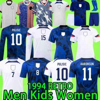 Soccer Jerseys American College Football Wear Men Kids Kit Women 2023 Pulisic Aaronson McKennie Reyna Amams 22 23 Am￩rique 1994