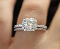 Princess Ring Set with artificial gem diamond ring ladies Engagement Wedding Party Jewelry Ring Size 567891011126336430