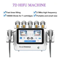 7D HIFU body slimming 7 cartridges 210000 shots skin tightening focused ultrasound skin lifting lipolysis fat slimming body non-invasive beauty instrument