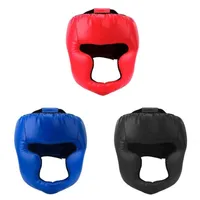Protective Gear Kick Boxing Helmet Men s PU Karate Muay Thai Free Fighting Sanda Training Adult Kids Equipment 221203