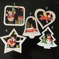 Christmas Decorations Factory Direct Sales Wooden Creative Cartoon Home Pendant Cross-Border E-Commerce Exclusive For Spot