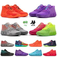01 Basketball Mb and Morty Rick Shoes LaMelo Ball MB.01 Mele Mens Trainers Sports 1OF1 Not From Here Black Red Blast Be You Galaxy I Iridescent Dreams Blue Sneaker US 12