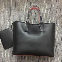 Women Shopping Bags With Small wallet Red color Bottom designer handbags totes composite handbag genuine leather purse Big shoulde264S