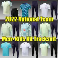 2022 Brasil World Cup Training Soccer Tracks Set Survetement Richarlison Neres Coutinho L.Paqueta Pele Firmino Jogging Hoodies Brazils Men Kids Kit Polo Suit
