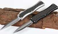 Angela AUTO Tactical Knife D2 Spear Point Satin Blade Carbon Fiber 6061T6 Handle EDC Pocket Knives29587286073