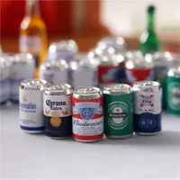 Decorative Objects Figurines 5 Pcs Mini Beer Drinks Bottle Resin Cup for 1 6 Doll House Miniature Kids Gift Home Decoration Accessories 221203