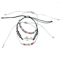 Braccialetti Charm 2022 Fashion Boho Crystal Perline lumaca per le donne esprimono gioielli dono gioielli Bracciale Femme Pulseras
