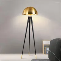 Floor Lamps Red Pied De Lampe Crystal Standing Lamp Glass Ball Candelabra Industrial Tripod