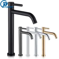 Bathroom Sink Faucets Black Basin Washbasin Water Mixer Tap Cold Brushed Gold 221203
