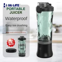 Juicers HA-Life Cross-border Portable Juice Extractor Electric Fruit Cup Household Small Multi-function Blender 2022