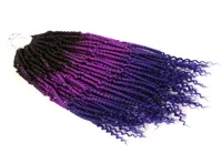 14quot爆弾かぎ針編みの髪の合成クロッケットヘアエクステンション24 strands passion s braiding 70gpc黒人女性BS117700162