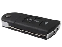 3 кнопки Flip Flip Fob -клавиш замена оболочки удаленного ключа корпус оболочки для автомобиля Mazda 3 5 69777591