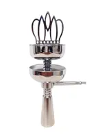 Shisha Hookah Crown Head Bowl set Charcoal Holder Burner Water Smoking Pipe Chicha Narguile For Hookhas Accessories3349299
