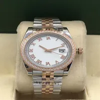 Women's automatic mechanical watch 36MM stylish classic sapphire casual stainless steel waterproof folding button2638