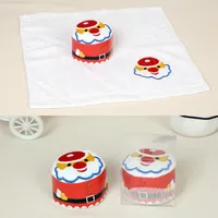 Towel 1pc Cartoon Santa Claus Snowman Embroidered Soft Microfiber Cotton Hand Face Cleaning Kerchief Christmas Gifts