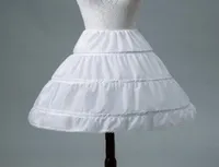 Bambini bianchi in sottovesti corta per abbigliamento da ragazza a fiorire accessori per matrimoni ragazze bambini crinoline underkirt8372867