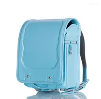 School Bags High Quality Orthopedic Schoolbag For Kids Backpacks 2022 Girls Waterproof Flip Satchel Children 1-3 Grade PU
