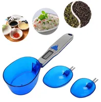 Escamas de cuchara de cocina electr￳nica Cucharas para exhibici￳n LCD para porci￳n Medicina de las especias de harina de t￩ de leche1640028
