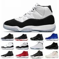 2023 2022 new men 11 basketball shoes 11s 25th Anniversary Gamma Blue Bred Concord 23 45 Platinum Tint space jam gym red Midnight Navy PRM
