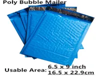 Wholenew Style PB69 Blue 65x9Inch 165x229mm användbar rymdpoly bubbla mailer kuvert vadderad postpåse självförsegling7215669