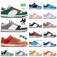 2023 2022 Authentic Low Designer Shoes Mens Womens Off Outdoor Sport Sneaker for Running Warking Basketball Trainers Chlorophyll UNC 2021 White JORDON