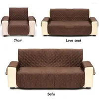 Chair Covers Coffee Color Sanding Soft Sofa Cover Dog Cat Pets Durable Towel 1 2 3 Seater Sectional Couch