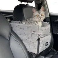Dog Car Seat Covers Portable Cover Console Armrest Puppy Mat Travel Bed House For Small Cat Pet Carrier Box