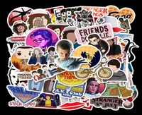 50 pcset schattige Amerikaanse drama cartoon Stranger Things Things 3 Trolley Case Car Stickers Waterdichte verwijderbare graffiti -stickers7398174