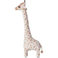 Plush muñecas 67 cm Simulación de gran tamaño Juguetes Giraffe Animal de peluche suave Dormir para niños Regalo de cumpleaños para niñas Niños 221203