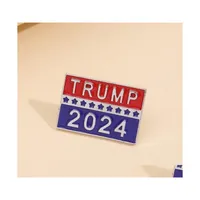 Other Event Party Supplies Trump 2024 Presidential Election Brooch Party Supplies U.S. Patriotic Republican Campaign Metal Pin Bad Dhy6C