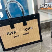 デザイナーRive Gaucher Bags卸売2022 Canvas River Letter Shopping Hand Ins同じ女性のレジャーファッショントートNTU3