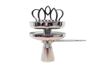 Shisha Hookah Crown Head Bowl set Charcoal Holder Burner Water Smoking Pipe Chicha Narguile For Hookhas Accessories9504762